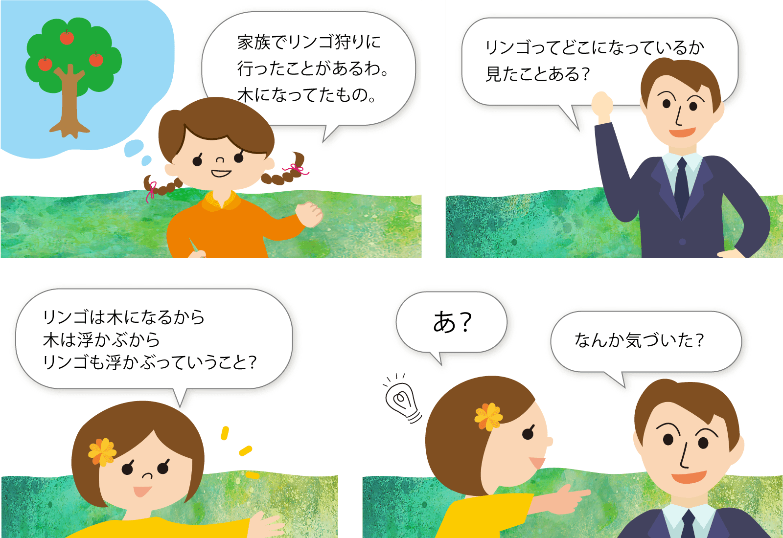 先生と子供の会話