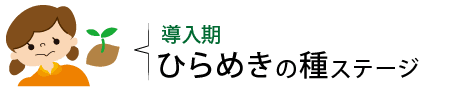 導入期-ひらめきの種ステージ