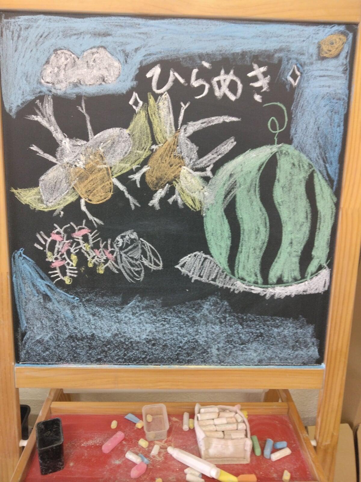 生徒（児童）たちの黒板アート＜2025夏＞8月度